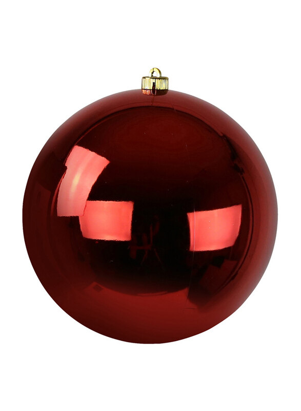 

Kaemingk Shatterproof Shiny Bauble, 25cm, Red