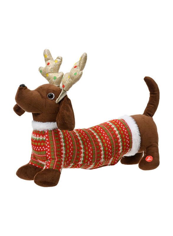 

Kaemingk Dog Polyester Dachshund Antlers Headband Sweater, 1 Piece, Brown