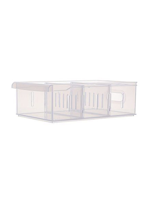 Keyway 2.55L Clear View Shelving Separator, Clear