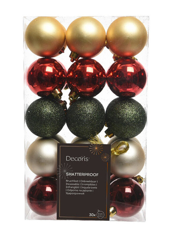 

Kaemingk 6Cm Baubles Shatterproof, Assorted