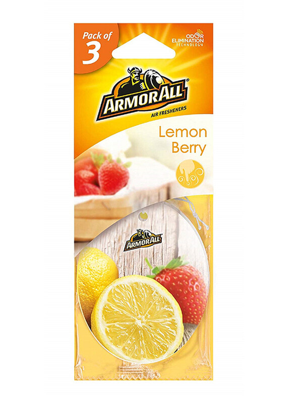 

Armor All Lemon Berry Air Freshener, 3 Pieces