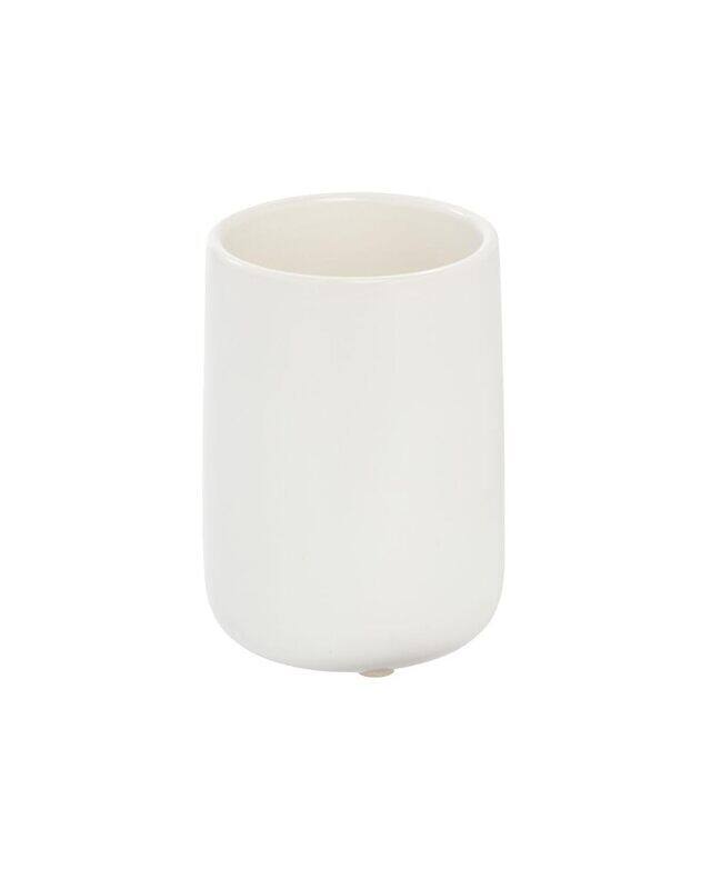 

IDesign Eco Vanity Ceramic Tumbler, White