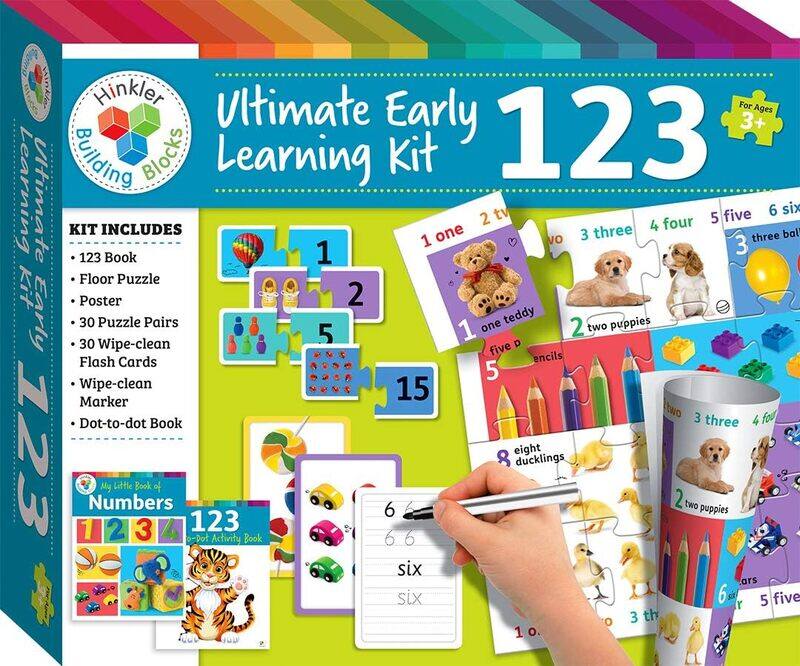 

Hinkler 123 Building Blocks Ultimate Early Learning Kit, Multicolour, Age 3+ Years