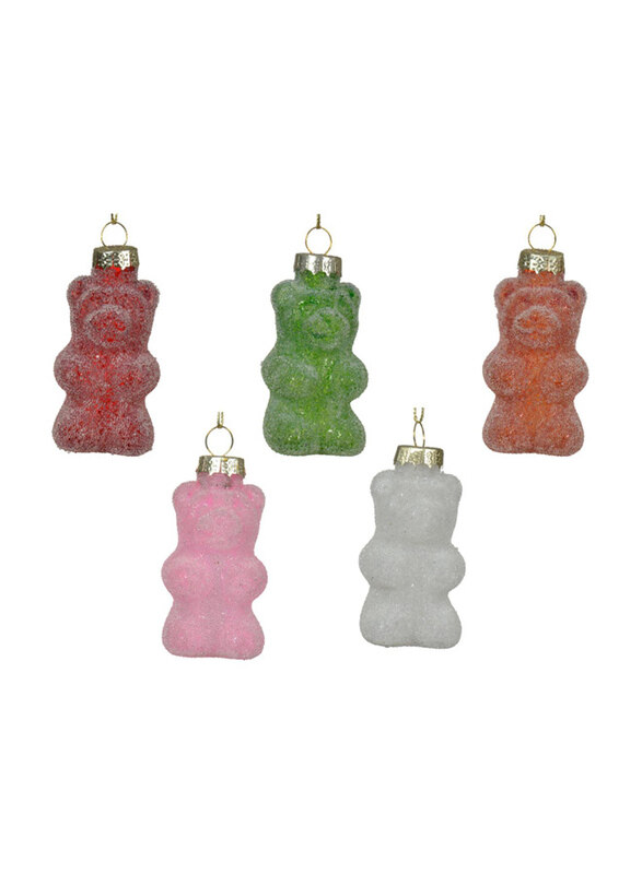 

Kaemingk Glass Bear with Beads All Over, 1 Piece, Assorted