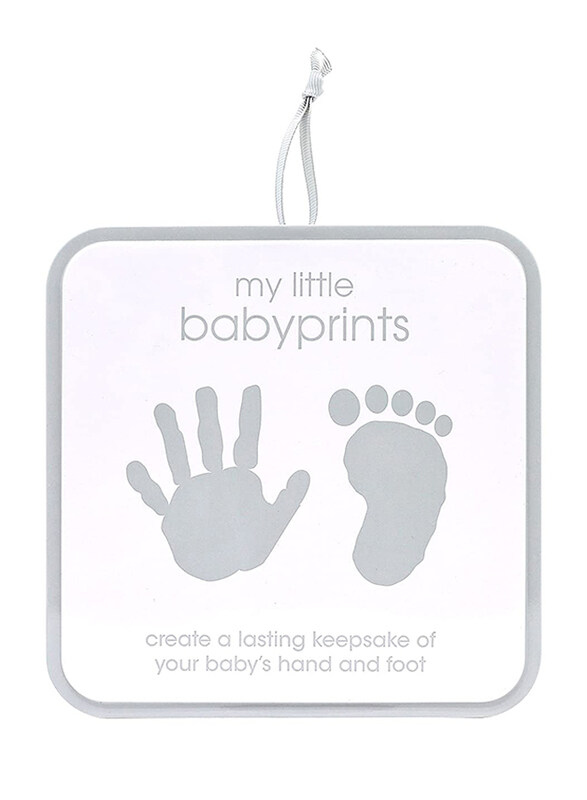 

Pearhead My Little Baby Prints Wall Decor, White