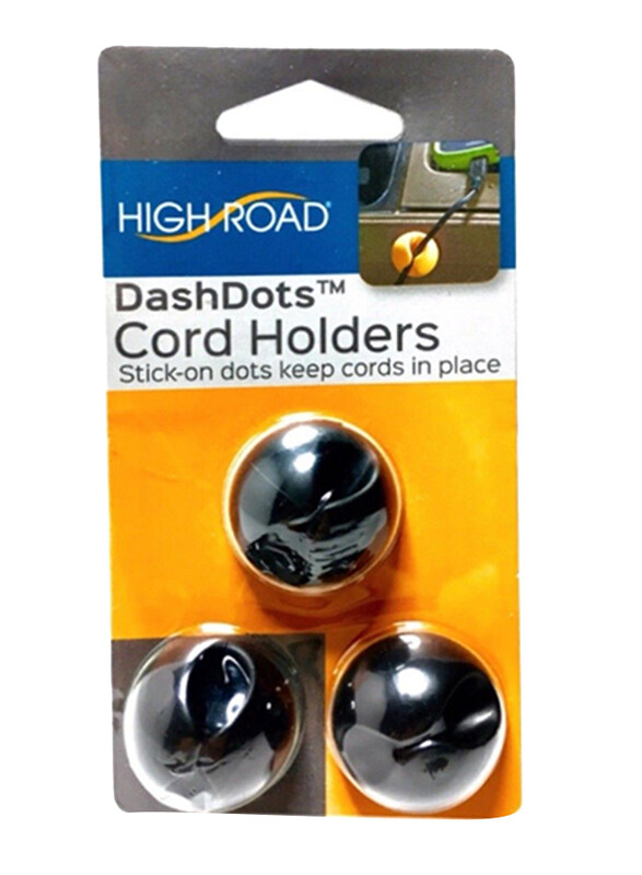 

High Road Talus Black Dash Dots Cord Holders, Black