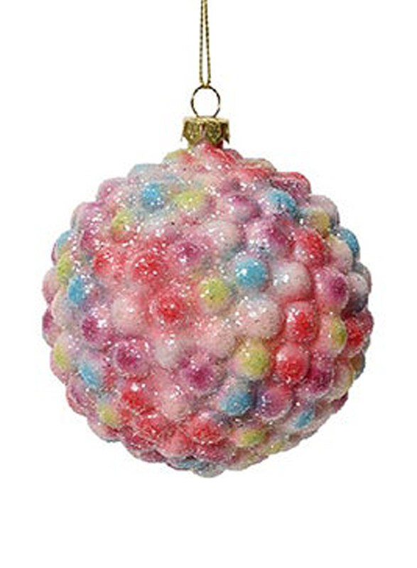 

Kaemingk Decoris Bauble Plastic Small Colourful Baubles, 8.5cm, Multicolour
