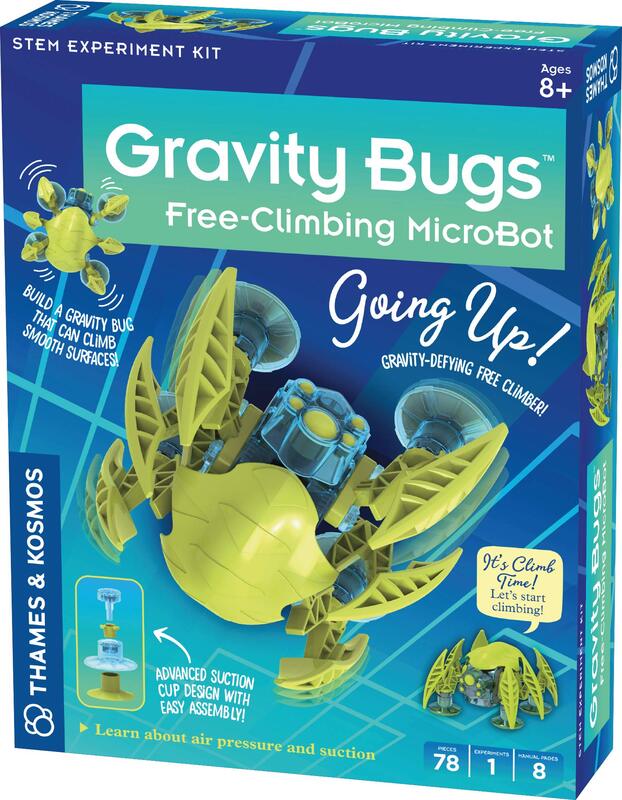 

Thames & Kosmos 78-Piece Gravity Bugs Free-Climbing MicroBot, Multicolour, Ages 8+ Years