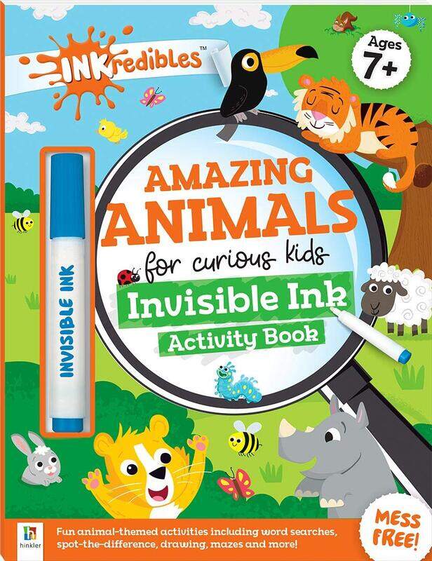 

Hinkler Inkredibles Spot the Difference Animal Fun Activity Book, 807034, Multicolour