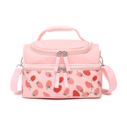 Little AI Strawberry Double-decker lunch bag