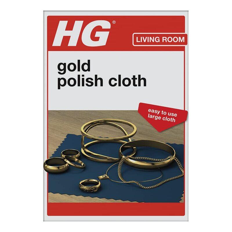 

HG Gold and Jewellery Shine Cloth with Special Impregnated Cloth & Cleaning and Shine-Restoring Components, 433000106, Blue