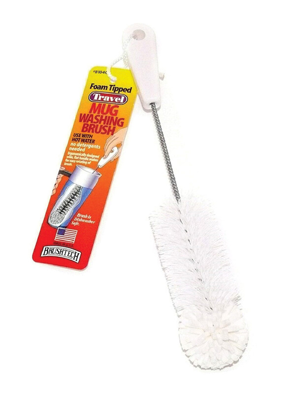 

Brushtech Travel Mug Washing Brush, White
