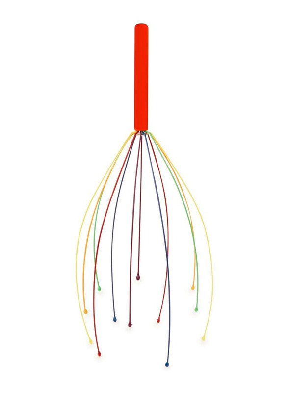 

Kikkerland 9-inch Head Massager, Red