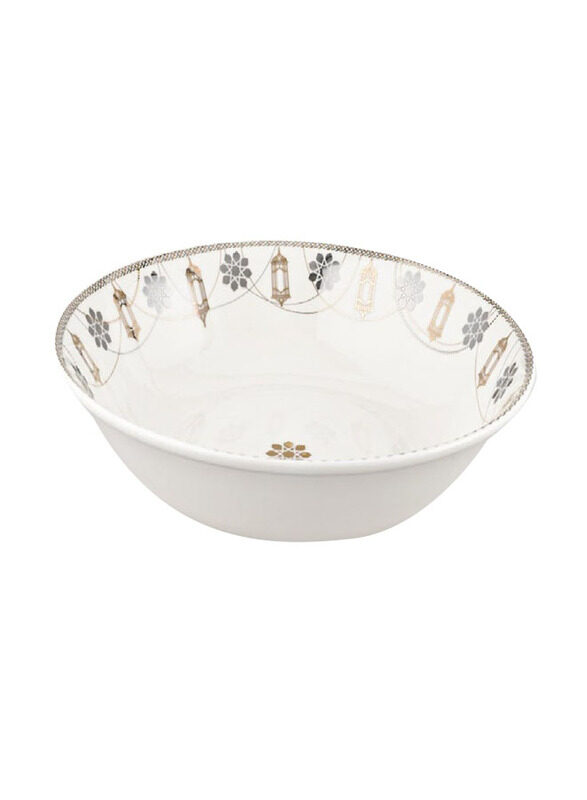 

Homesmiths 31cm Rosa Farha Serving Bowl Suitable for Ramadan and Eid Decoration, Multicolour