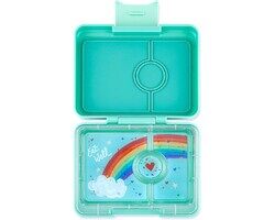 Yumbox Snack 3-Compartment Snack Box Aqua