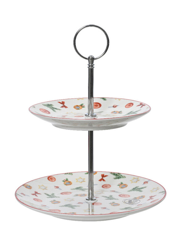 

Kaemingk Etagere Porcelain Round Decal Pattern, 1 Piece, Multicolour