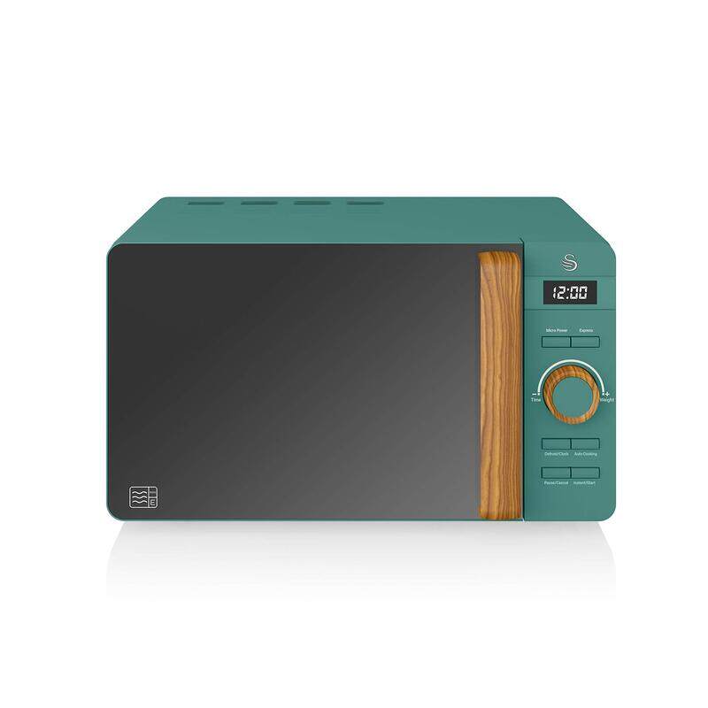 

Swan 20L Nordic Digital Microwave Scandi Style, 800W, Sm22036Gren, Pine Green