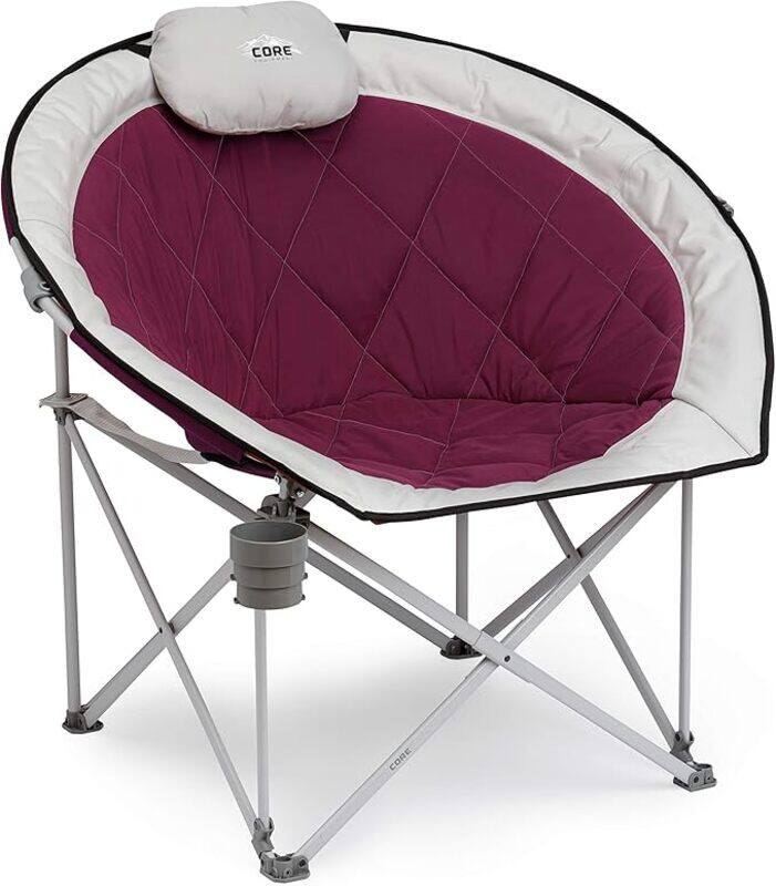 

Core Equipment Folding Oversized Padded Round Chair