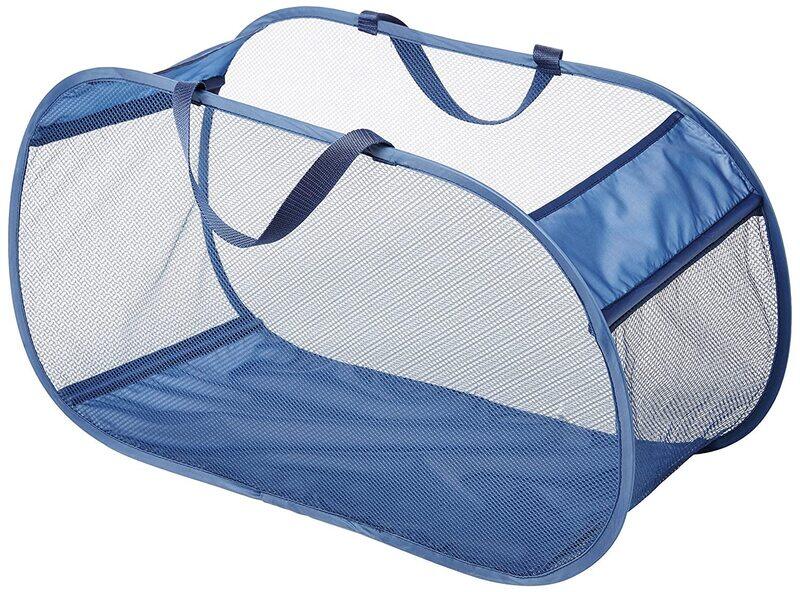 

Whitmor Laundry Basket Pop & Fold, Blue