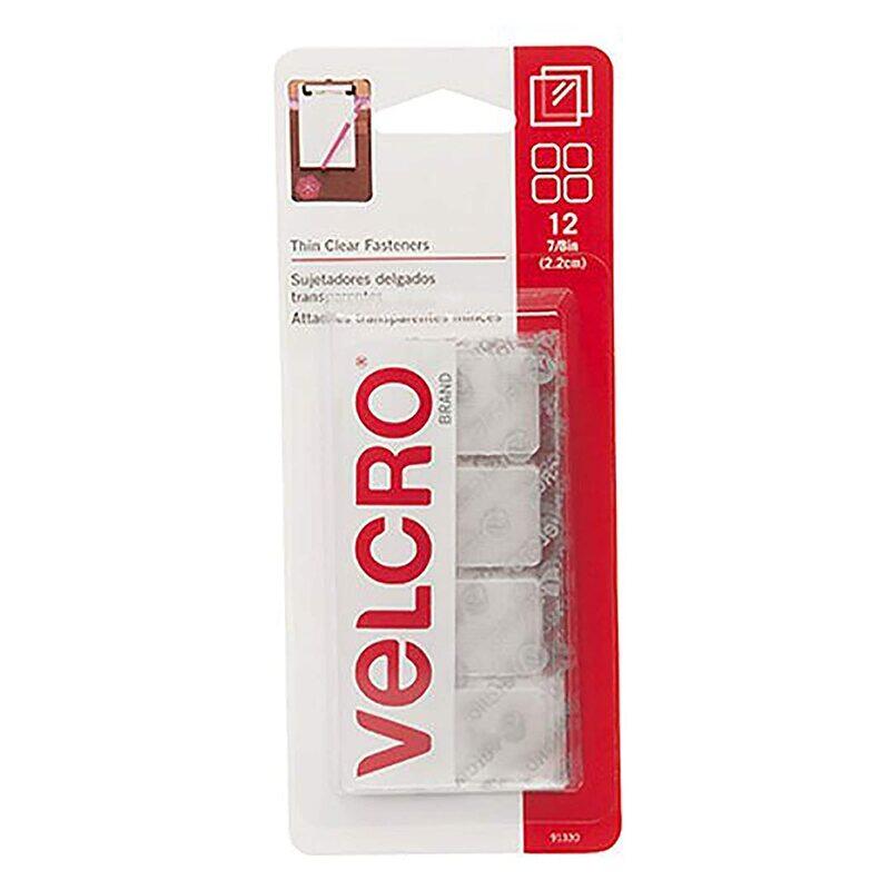 

Velcro 12-Piece Sticky Back Squares Fastener, White