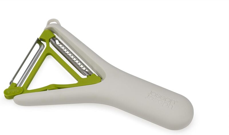 Joseph Joseph Switch 2-in-1 Potato Peeler, Straight and Julienne stainless steel blades, Dishwasher safe