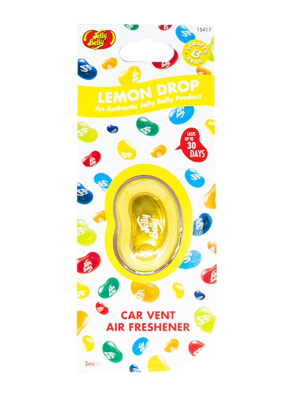 

Jelly Belly Vent Lemon Drop Car Vent Air Freshener, 3ml