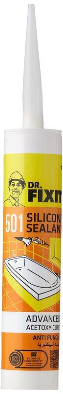 

Dr Fixit 280ml Premium Acetoxy Cure Silicone Sealant, Clear