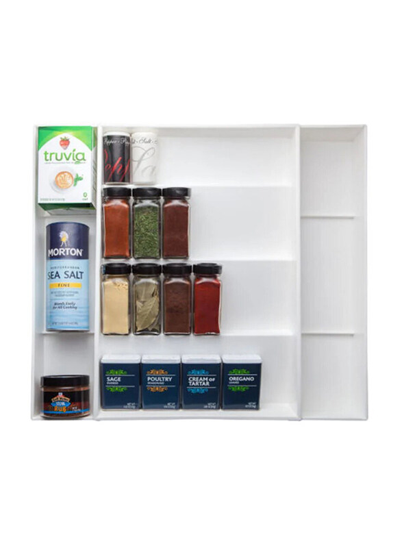 

Dial Expand a Drawer Spice Rack, 02507, White