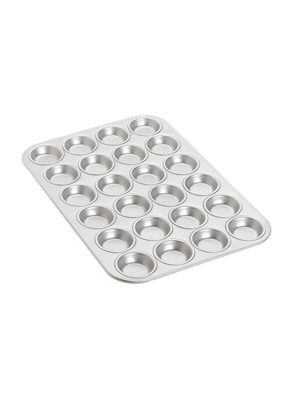 

Fat Daddio'S Rectangle Muffin Pan 24 Minis, 28.45x40.13x2.54 cm, Grey