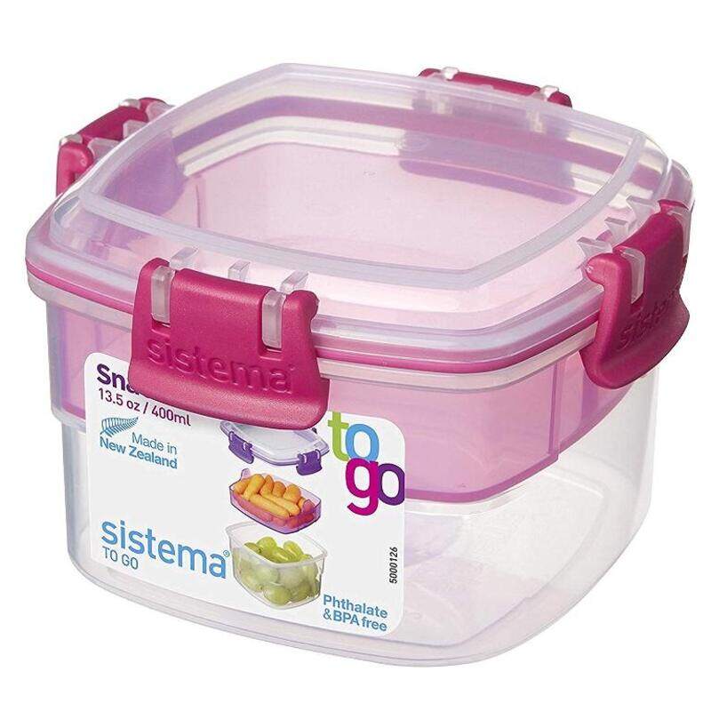 

Sistema Snack To Go 400ML Pink Clip