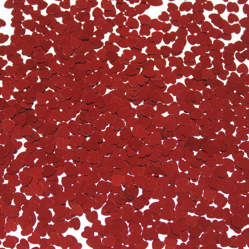 

Generic Red Hearts Confetti, Red