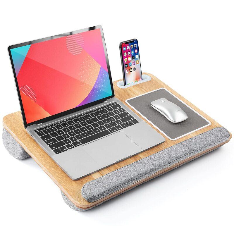 

Universal LORYERGO Laptop Lap Desk for up to 17" Laptops, Wood Grain