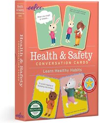 eeBoo Health & Safety Conversation Card for Education and fun to play for kids.
