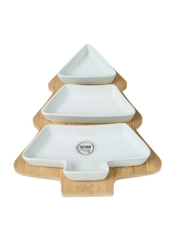 

Kaemingk Porcelain Bamboo Tree Tapas Set, White