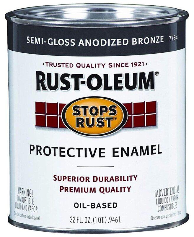 

Rust-Oleum Stop Rust Protective Enamel, 7754502, 32 oz, Bronze