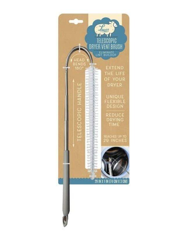 

Evriholder Laundry Helper Telescopic Dryer Vent Brush, Grey