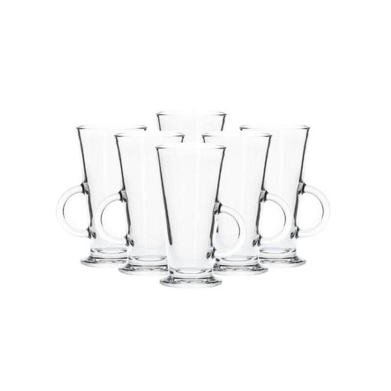

Borgonovo Tazza Conic Milk 280ML Large Glass, Set Of 6
