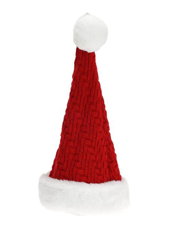 

Homesmiths Xmas Hat Deluxe Knitted, Red