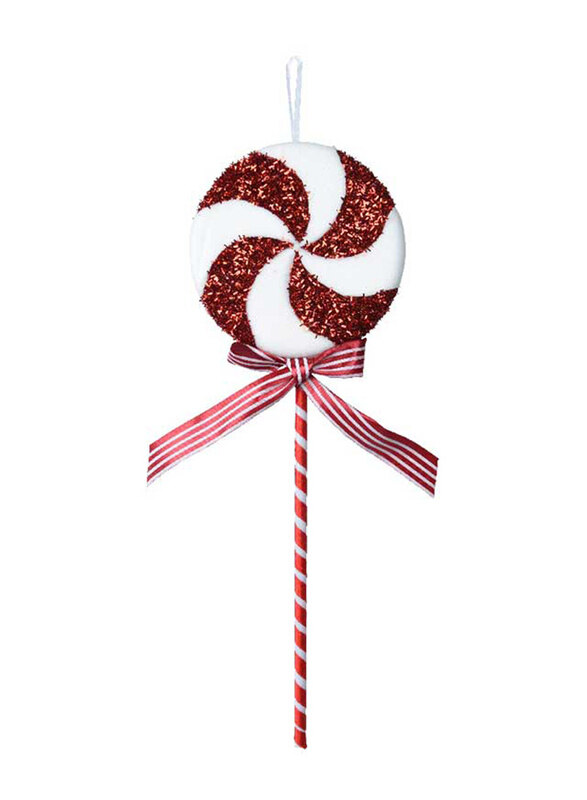 

Kaemingk Lolly Foam Tinsel, 15cm, Red/White