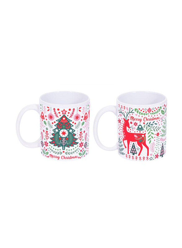 

Rsw Christmas Scandi Print Mugs, Assorted