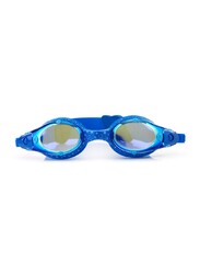 Bling2o Hammerhead Blue Fish N Chips Kids Swim Goggles Age +3, 100% silicone I latex-free I With uv protection I Anti-fog I with adjustable nose piece I comes with hard protective case.