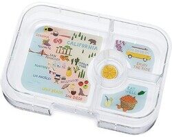 Yumbox Panino 4-Compartment Leakproof Bento Box Surf Green