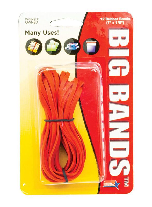 

Alliance Big Rubber Bands, Red