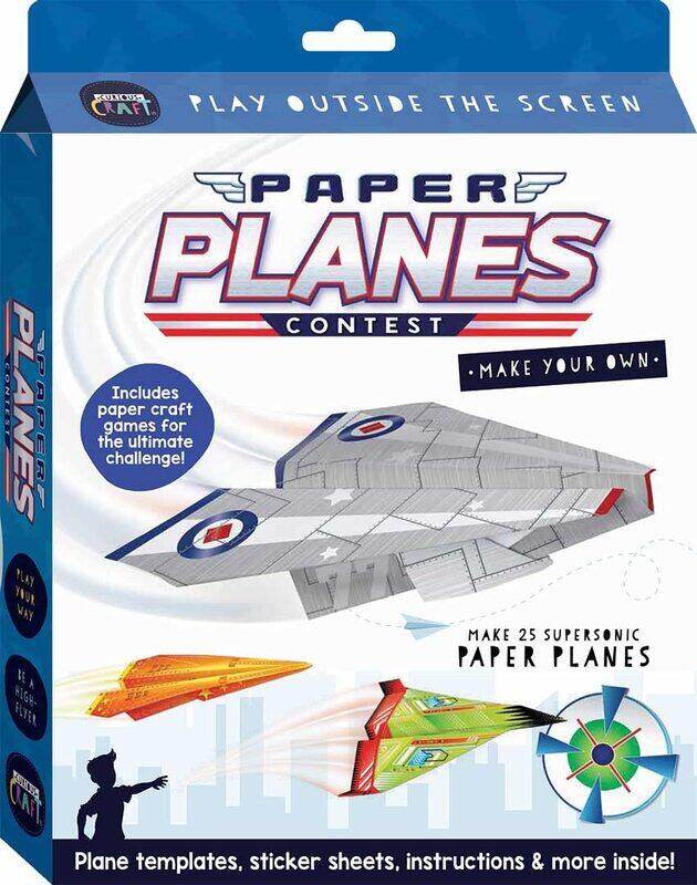 

Hinkler Curious Craft Make Your Own Paper Planes Kit, Multicolour