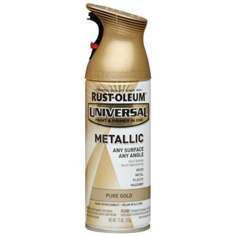 

Rust-Oleum Universal Metallic Spray Paint, 312gm, Pure Gold