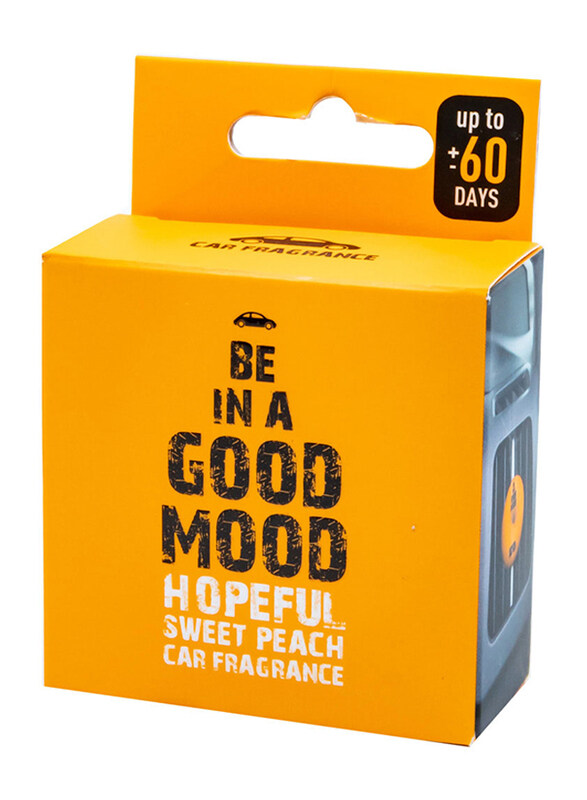 

Be In A Good Mood Sweet Peach Car Fragrance, Orange