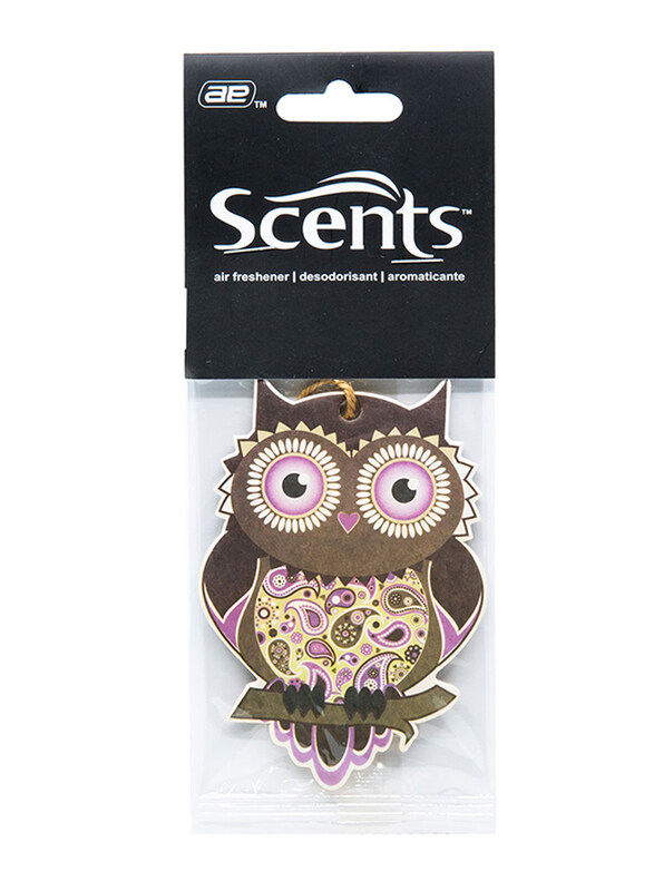 

Auto Expressions Scents Paper Owl Blossoms Air Freshener, Brown