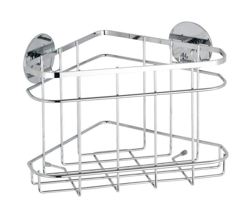 

Wenko Corner Shelf, 21785100, 15.5 x 22.5 x 17.5cm, Chrome