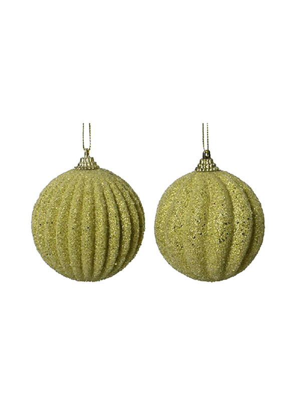 

Kaemingk Decoris Bauble Foam Glitters & Beads Pistachio, 8cm, Assorted