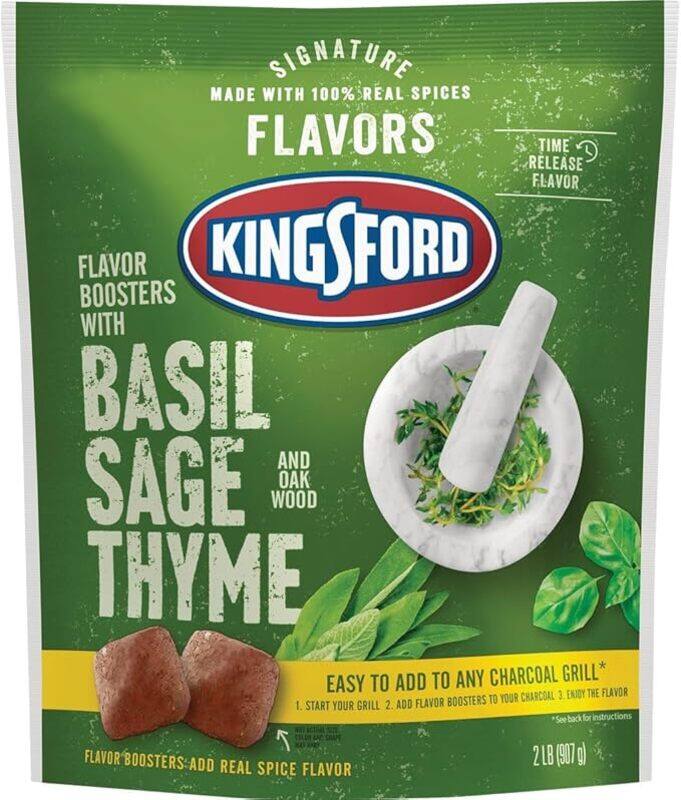 

Kinsford Kingsford 2lbs Basil, Sage, Thyme Booster